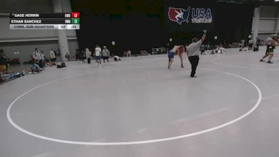 190 lbs Cons. Sub-quarters - Ethan Sanchez, Boneyard Wrestling Academy vs Gage Herrin, Cardinal Wrestling Club