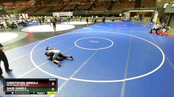 132 lbs Semifinal - David Daniels, Granite Wrestling Club vs Christopher Arreola, Rough House Wrestling