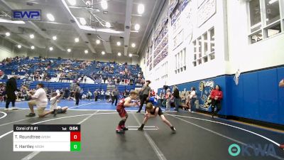 67 lbs Consi Of 8 #1 - Tobias Roundtree, ARDMORE TAKEDOWN CLUB vs Ty Hartley, ARDMORE TAKEDOWN CLUB