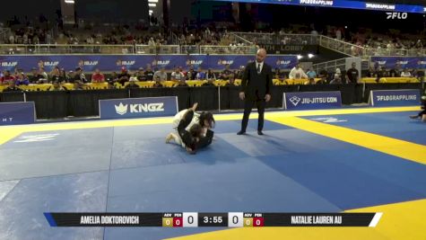 Amelia Doktorovich vs Natalie Lauren Au 2026 Pan Kids Jiu-Jitsu IBJJF Championship
