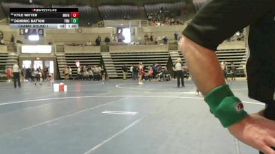 121 Championship Bracket Champ. Round 1 - Kyle Witter, Medford vs Dominic Batton, Farmington