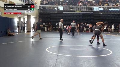 174 lbs Champ. Round 1 - Rosalio Leal, Modesto Junior College vs Alexander Pichette, Santa Ana College