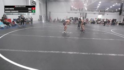 138 lbs Round 4 (6 Team) - Jake Nieto, Savage WA Nightmares vs Andre Cerrato, BECA