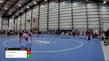 132 lbs Cons. Round 3 - Juliana Van Slyke, South Hills Wrestling Academy vs Anna Krizan, Wisconsin