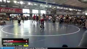 95 lbs Round 6 (8 Team) - Gavin Samons, Well Trained vs Kaden Clark, Alabama Elite Gold