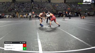 285 lbs Round Of 32 - Griffin Qualls, Labette vs Tommy Mommer, Clackamas