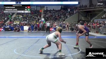 165 lbs Quarterfinal - Bronson Lopez, Derby vs Layne Sloan, DC Gold