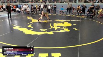 149 lbs Quarterfinal - Noah Kemp, Interior Grappling Academy vs Liam Bellinger, Soldotna Whalers Wrestling Club