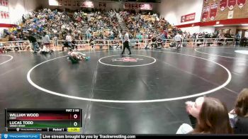 106 lbs Semifinal - Lucas Todd, Green River vs William Wood, Cody