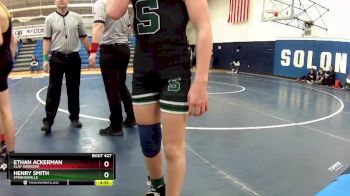 106 lbs Cons. Round 4 - Henry Smith, Strongsville vs Ethan Ackerman, Clay (Oregon)