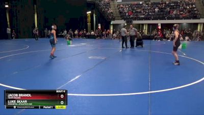 90 lbs Champ. Round 1 - Luke Skaar, Immortal Athletics WC vs Jacob Brandl, Team Nazar