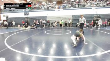72 lbs Cons. Round 3 - Kimball Morriss, Hawk Wrestling Club vs Brent Baker, Raft River Wrestling