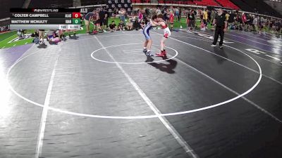 96 lbs Champ. Round 3 - Colter Campbell, Alaska vs Matthew McNulty, Idaho