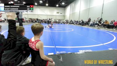 49 lbs Semifinal - Daniel Rodriguez, Beef Lab 9U vs Wyatt Harrison, Jokers 9U