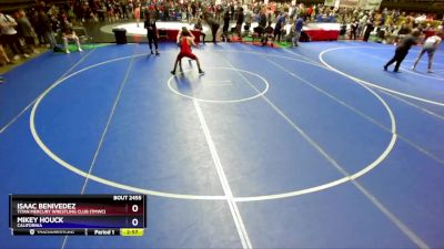 138 lbs Cons. Round 2 - Isaac Benivedez, Titan Mercury Wrestling Club (TMWC) vs Mikey Houck, California