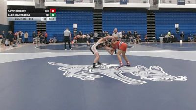 149 lbs Cons. Round 2 - Kevin Boston, CSU-Pueblo vs Alex Castaneda, Colorado Mesa