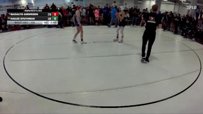 103 lbs Champ. Round 1 - Madalyn Andersen, 2TG vs Hailee Stuthman, Lakeview