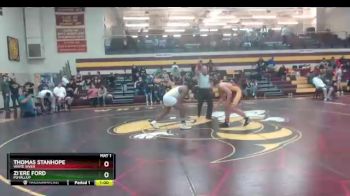 195 lbs Cons. Round 3 - Zi`ere Ford, Puyallup vs Thomas Stanhope, White River