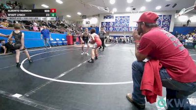 130-140 lbs Rr Rnd 1 - Alburto Harmon, Morrison Takedown Club vs Wyatt Lynch, Chandler Takedown Club