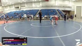 83 lbs Cons. Round 3 - Dakota Harmer, MI vs Caden Bock, WI