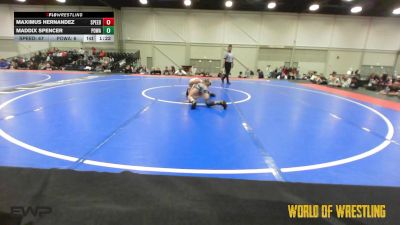 80 lbs Final - Maximus Hernandez, Team Speed vs Maddix Spencer, POWA 9U