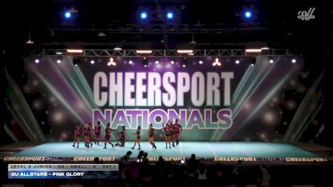 GU Allstars - PINK GLORY [2026 L2 Junior - D2 - Small - A Day 1] 2026 CHEERSPORT National All Star Cheerleading Championship