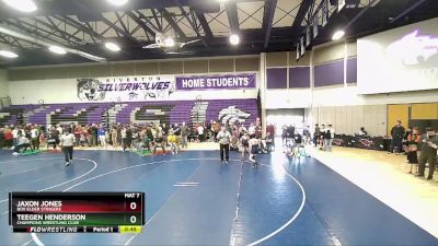 90 lbs Quarterfinal - Teegen Henderson, Champions Wrestling Club vs Jaxon Jones, Box Elder Stingers