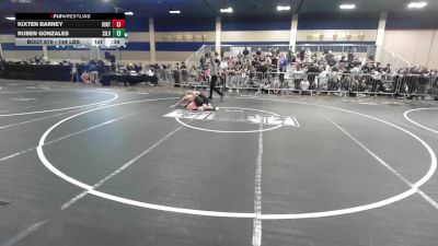 144 lbs Consi Of 4 - Kixten Barney, Uintah vs Ruben Gonzales, Silverback WC