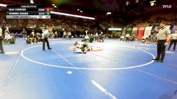 144 Class 3 lbs Cons. Round 2 - Dominic Eakins, DeSoto vs Max Coerver, Windsor (Imperial)