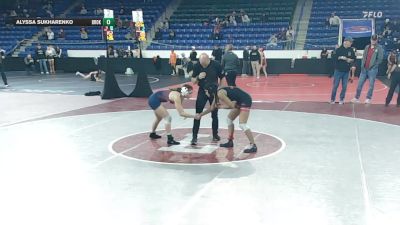 107 lbs Consi Of 8 #2 - Yashi Bajpai, Bedford vs Alyssa Sukharenko, Brookline