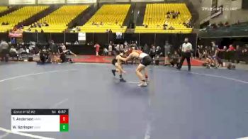 160 lbs Consolation - Treysen Anderson, Unattached 95 vs Wyatt Springer, Unattached 102