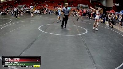 105-110 lbs Round 3 - Brody McNabb, Ohio Crazy Goats vs Bentley Canan, Dark Valor Wrestling Club