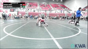 67-70 lbs Rr Rnd 5 - Takoda Owen, ARDMORE TAKEDOWN CLUB vs Paul Mooring, Madill Takedown