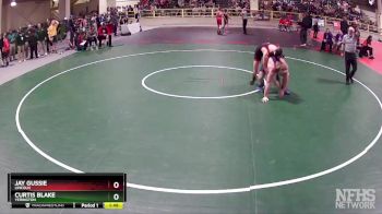 157 lbs Quarterfinal - Curtis Blake, Yerington vs Jay Gussie, Lincoln