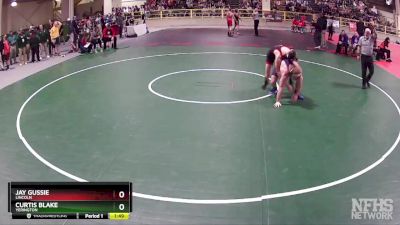 157 lbs Quarterfinal - Curtis Blake, Yerington vs Jay Gussie, Lincoln