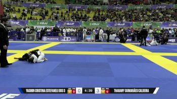 Thauany Guimarães Caldeira vs Yasmin Cristina Estefaneli Dos S 2025 Brasileiro Jiu-Jitsu IBJJF
