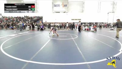 106 lbs Champ. Round 1 - Kaden Bush, Homer Wrestling Club vs Maxim Perry, Club Not Listed