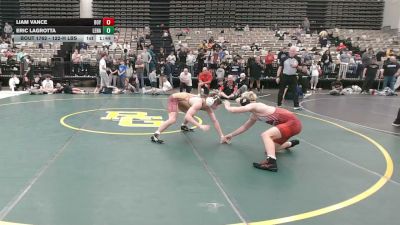 122-H lbs Round Of 16 - Liam Vance, Boyertown vs Eric LaGrotta, Lenape