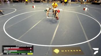114 Championship Bracket Champ. Round 2 - Carson Eichhorst, Willmar vs Brett Swenson, Mounds View