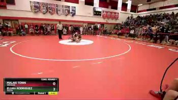 182 lbs Cons. Round 1 - Elijah Rodriguez, Zillah vs Malaki Town, Wahluke