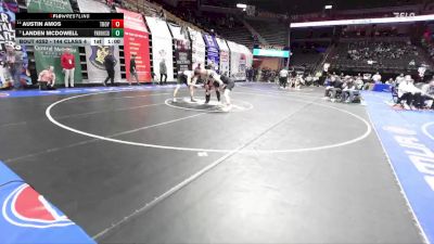 144 Class 4 lbs Cons. Round 2 - Austin Amos, Troy Buchanan vs Landen Mcdowell, Park Hill South