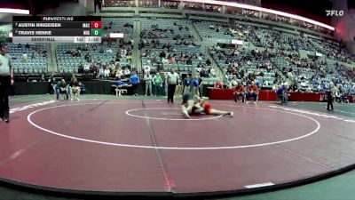 215 lbs Semifinal - Travis Henke, Northridge vs Austin Ringeisen, Maconaquah