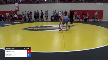 65 kg Round Of 128 - Brayton Killiri, Charleston Regional Training Center vs Devon Britton, Skwc-rtc