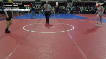 116 lbs Champ. Round 1 - Patrick Schwanke, Team Champs vs Beckham Kinsey, Butte Wrestling Club
