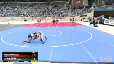 106 lbs Cons. Round 5 - Aluma Enwa, Great Crossing High School vs Luke Cornwell, Ryle