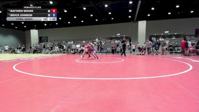 144 lbs Cons. Semis - Matthew Moore, OK vs Brock Johnson, KS