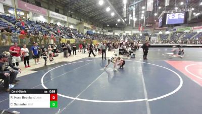 66 lbs Consolation - Reed Horn Beanland, Dove Creek vs Coltyn Schaefer, Southwest Hammers