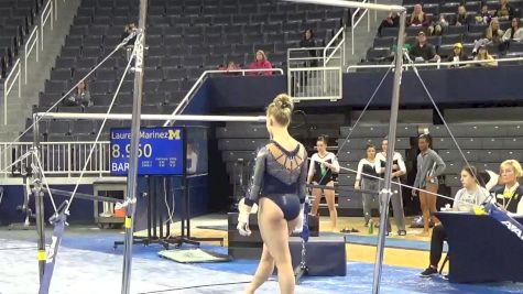 Polina Shchennikova- Bars (9.85), MIchigan- 2017 Michigan vs. EMU Intersquad