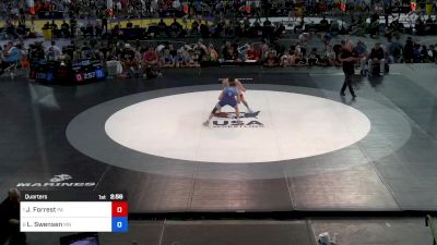 132 lbs Quarters - Jax Forrest, PA vs Logan Swensen, MN