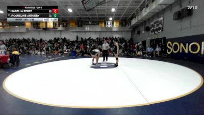 145 lbs Cons. Round 1 - Jacqueline Antonio, Santa Ana vs Isabella Perez, Palm Desert